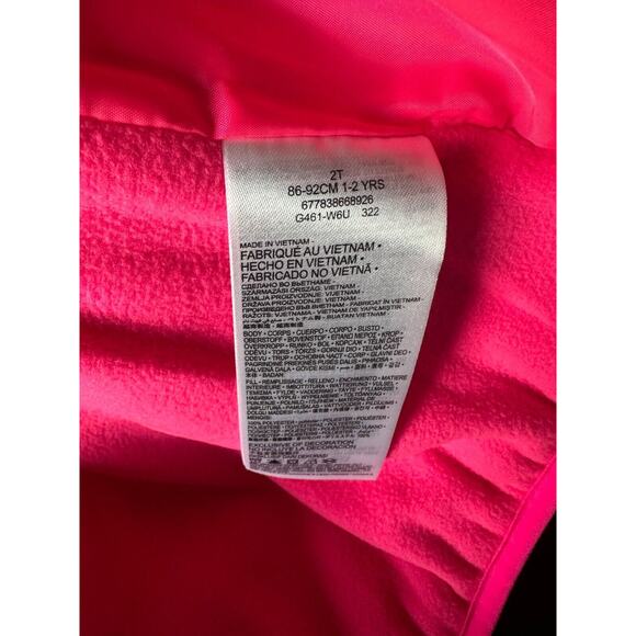 NWT Nike Rainbow Ombre Essential Hooded Winter Puffer Jacket 26G461-W6U Girls 2T - Picture 8 of 9